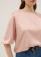 Rosa Langarmshirt im Regular Fit mit Tropfenverschluss_3