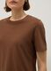 Brown pure cotton T-shirt_3