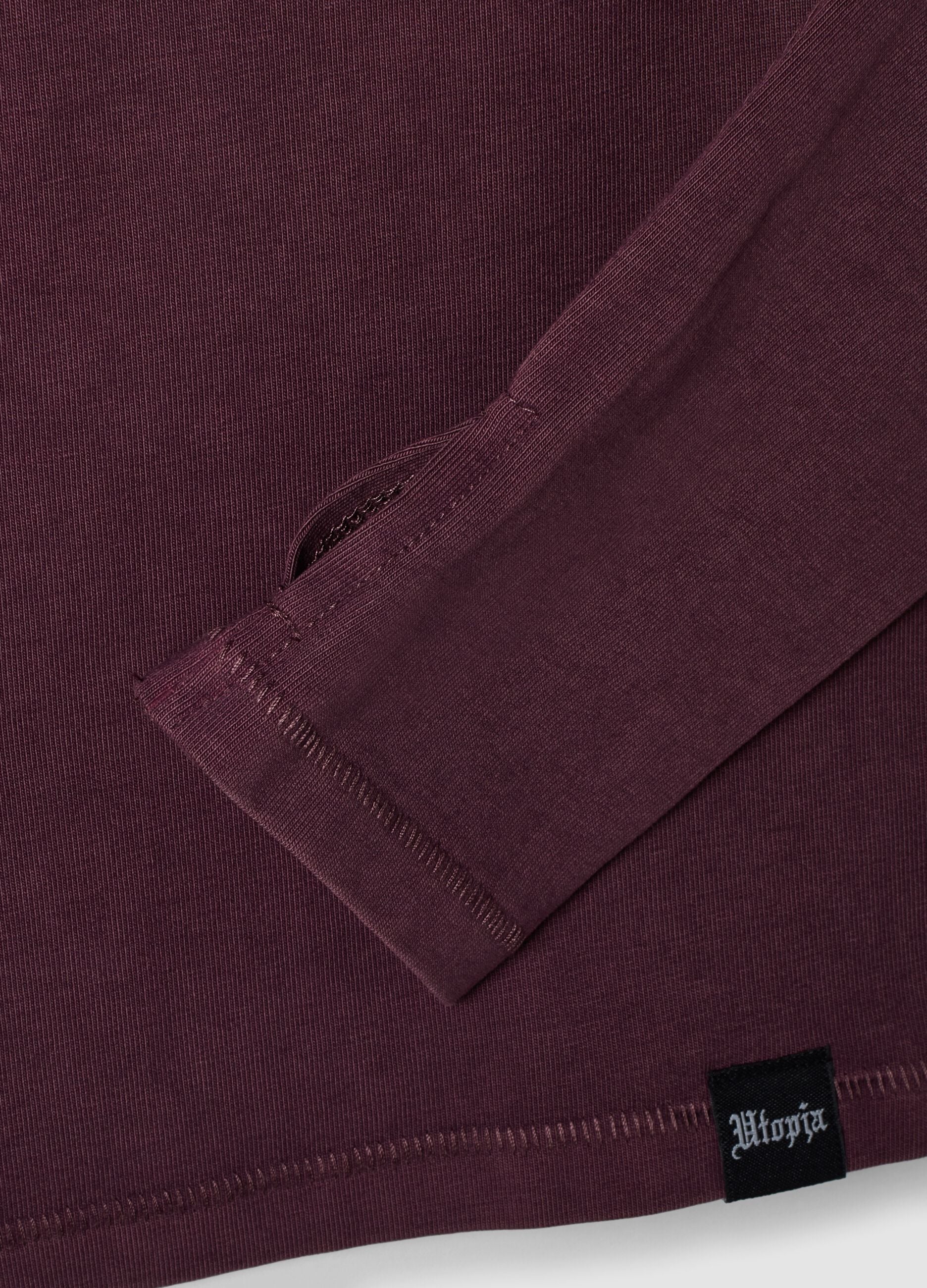 Perfect Longsleeve Washed Wine