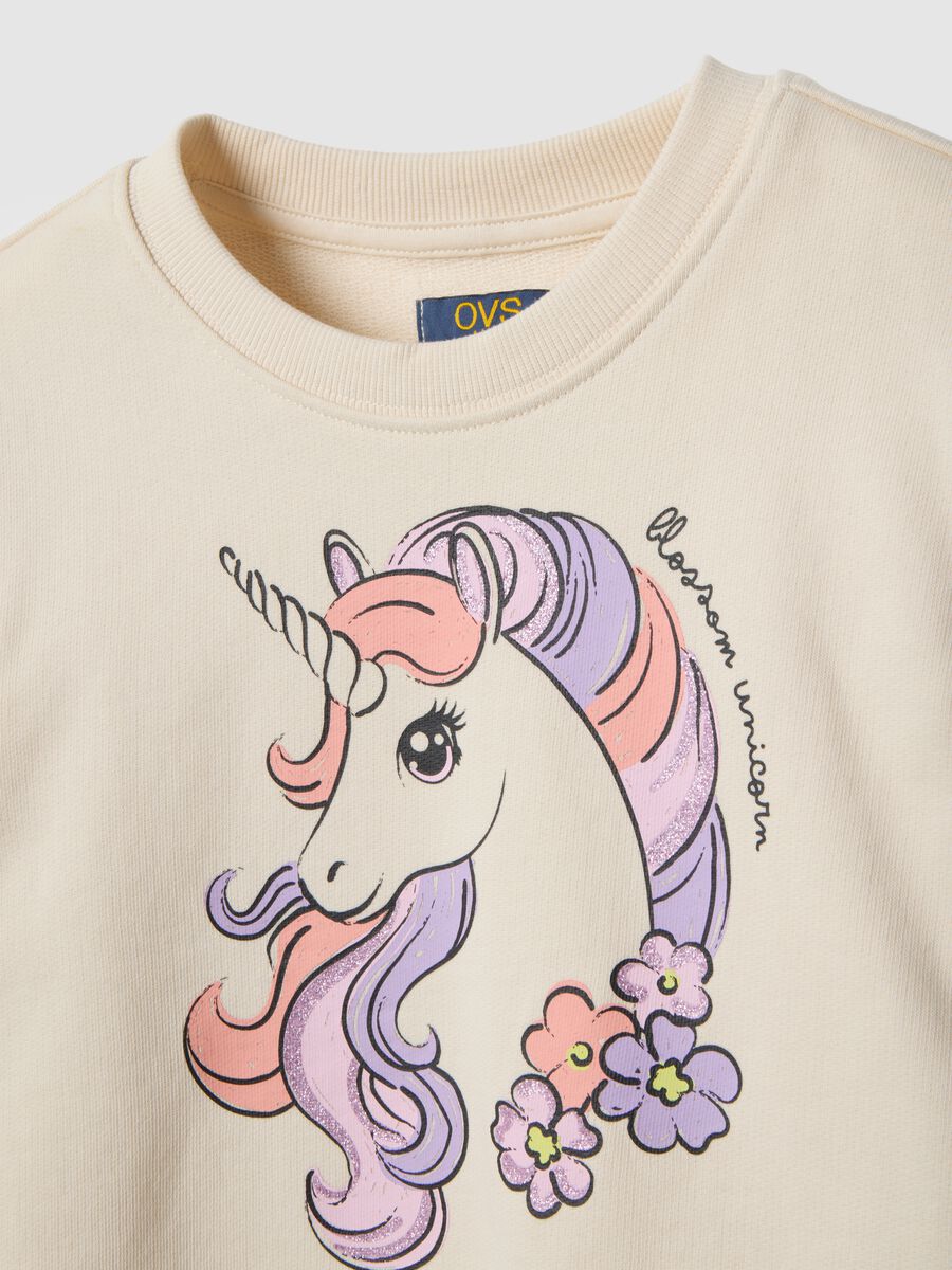 Girls' regular fit pure cotton multicolour jogger set_2