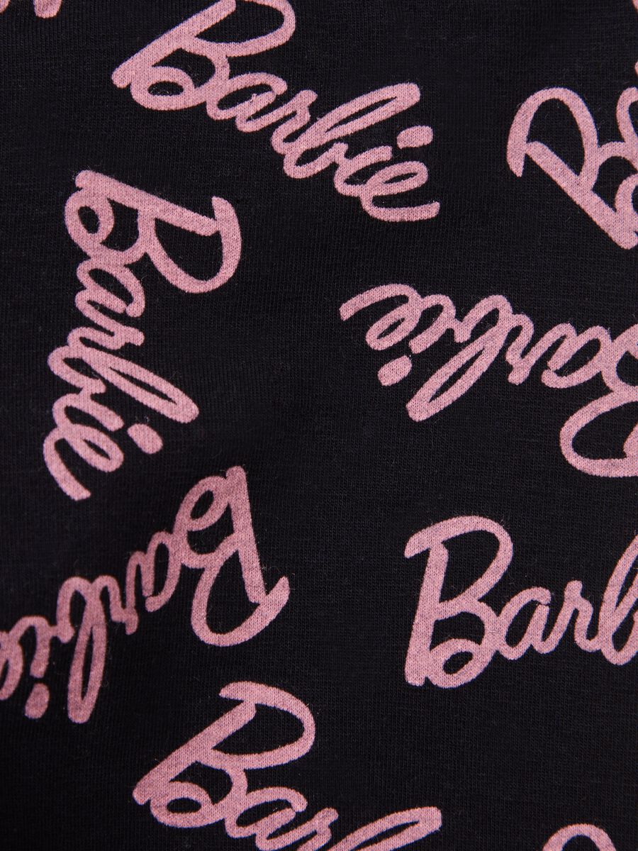 Leggings in stretch cotton with Barbie™ print_2