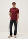Red pure cotton regular fit t-shirt_1