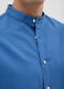 Men's blue shirt in cotton blend with regular-fit_2