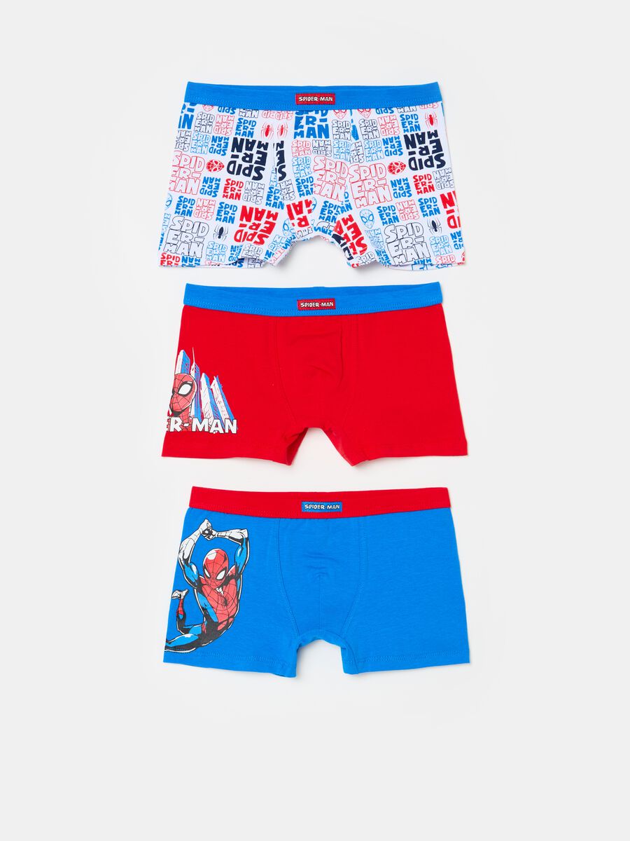 Three-pack Spider-Man boxer shorts in organic cotton_0