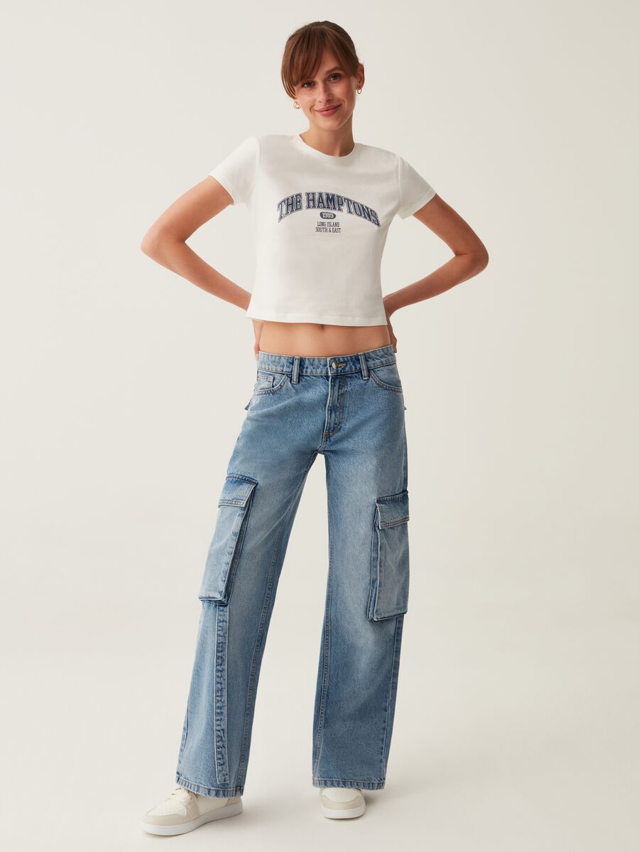 Wide-leg cargo jeans_0