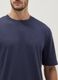 Blue pure cotton short-sleeve T-shirt, relaxed fit_3