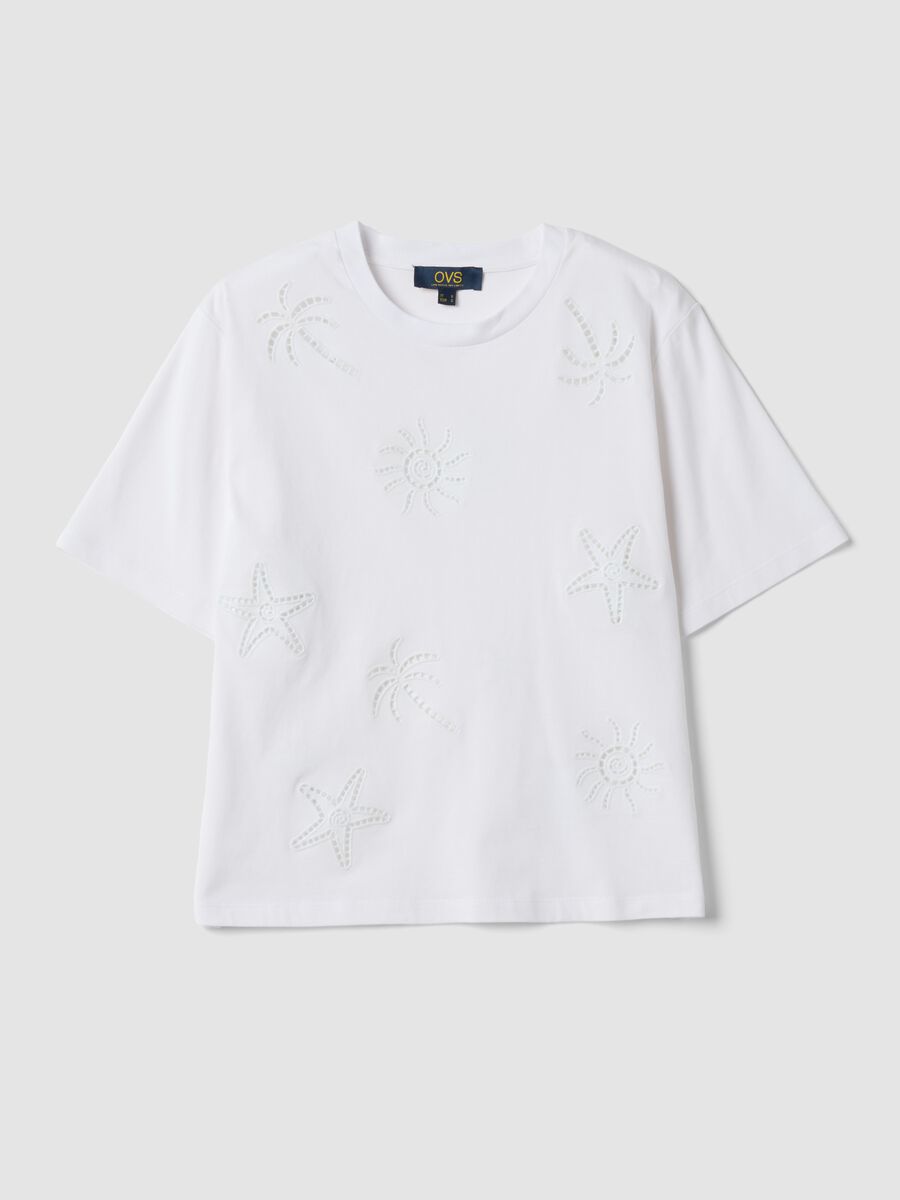&Lambda;&epsilon;&upsilon;&kappa;ό T-shirt &alpha;&pi;ό 100% &beta;&alpha;&mu;&beta;ά&kappa;&iota; &mu;&epsilon; &delta;&iota;ά&tau;&rho;&eta;&tau;&omicron; &kappa;έ&nu;&tau;&eta;&mu;&alpha;, &kappa;&alpha;&nu;&omicron;&nu;&iota;&kappa;ή &epsilon;&phi;&alpha;&rho;&mu;&omicron;&gamma;ή_0