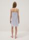 Light blue organic cotton nightdress with thin straps_3