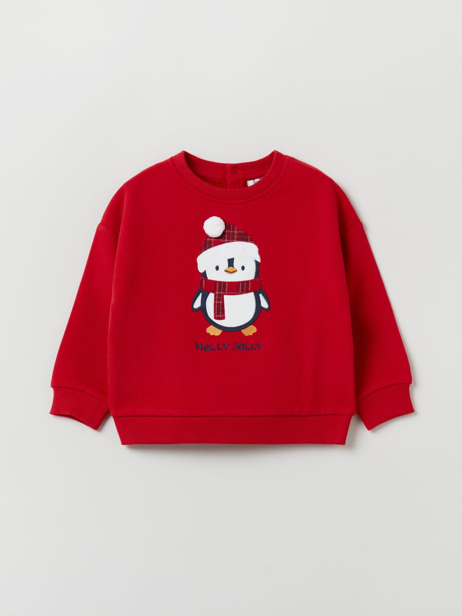 Christmas sweatshirt in French terry_0
