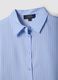 Blue striped pure viscose shirt, regular fit_6