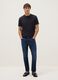 Blaue Stretch-Baumwoll-Skinny-Jeans_0