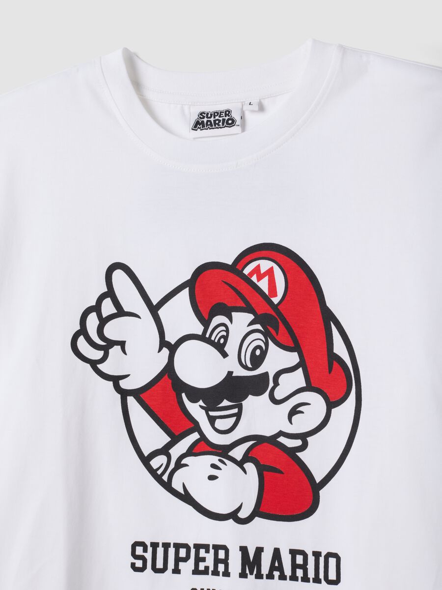 White short-sleeved pure cotton regular-fit T-shirt_1