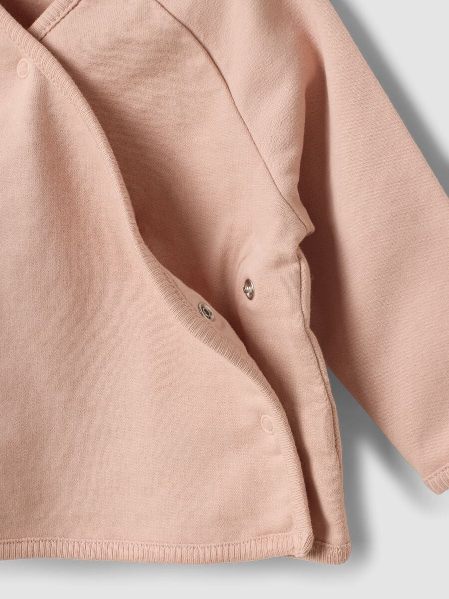 Pink long-sleeve organic cotton set for baby girl_3