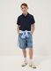 Blue denim boys&rsquo; cotton-blend straight-fit shorts_0