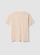 T-shirt rosa em algod&atilde;o puro com estampado frontal Sakura, corte regular_5