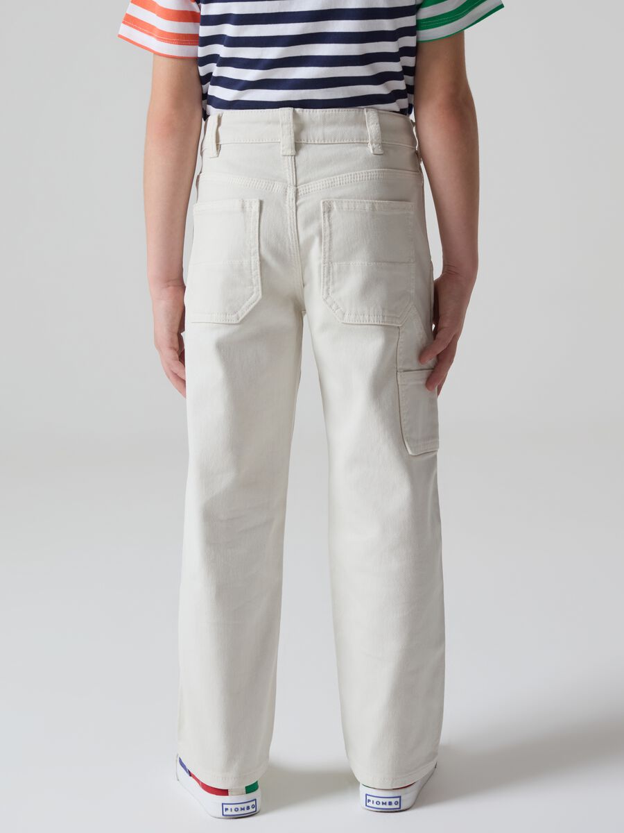 Twill jeans with pockets_2