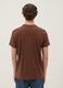 Braunes T-Shirt aus reiner Baumwolle mit Hard Rock Cafe-Print, Regular Fit_2