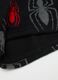 Children's black neck warmer with Spider-Man prints_1