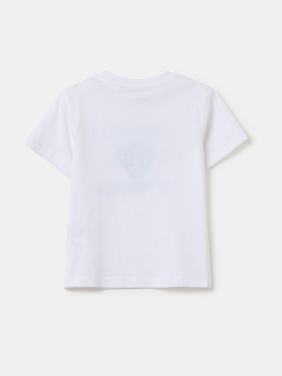 T-shirt in cotone con ricamo e stampa_1