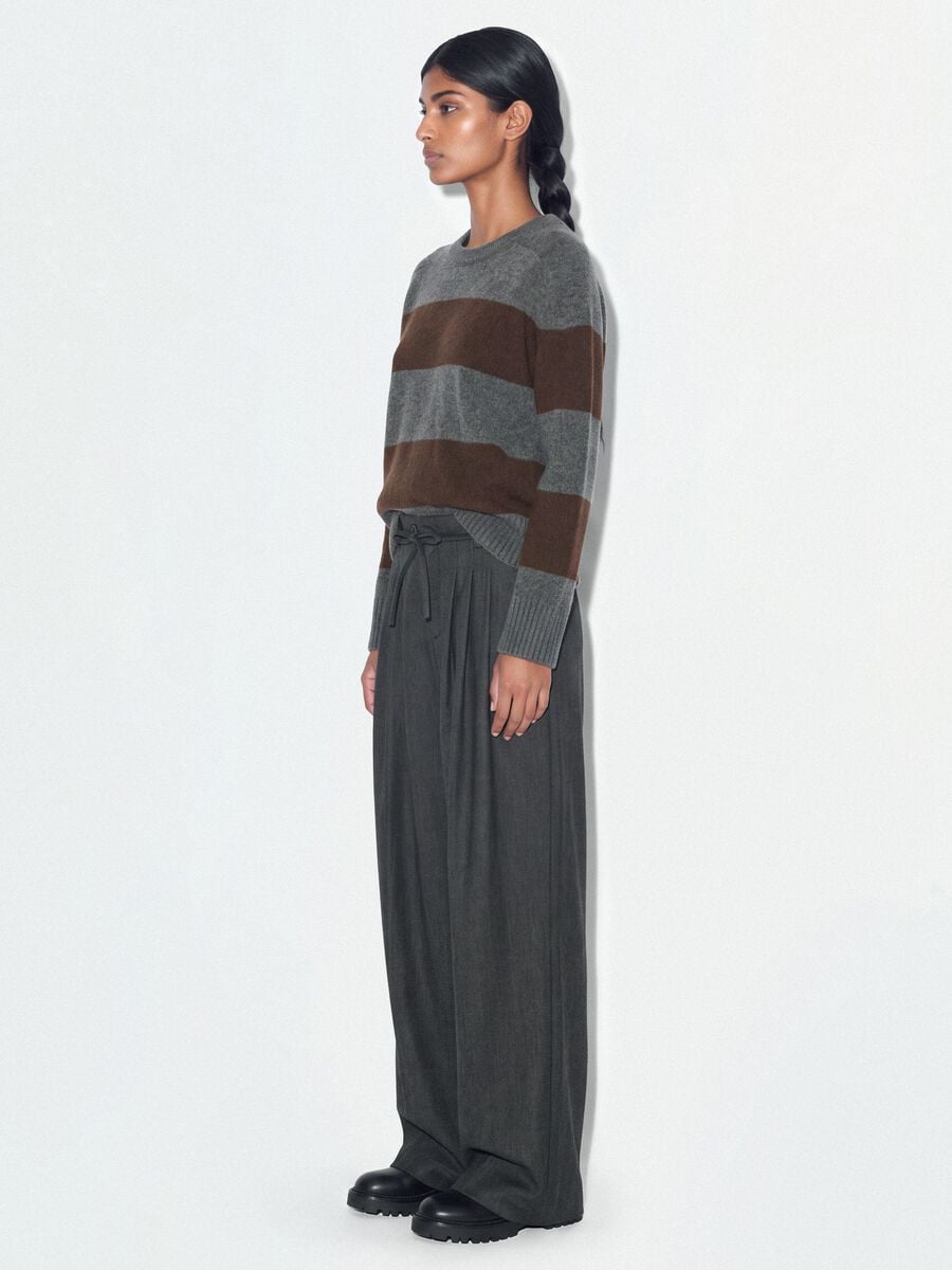 Grey wide-leg trousers in stretch viscose_4