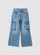 &Gamma;&alpha;&lambda;ά&zeta;&iota;&omicron; cargo &tau;&zeta;&iota;&nu; &alpha;&pi;ό 100% &beta;&alpha;&mu;&beta;&alpha;&kappa;&epsilon;&rho;ό denim, relaxed fit &gamma;&iota;&alpha; &kappa;&omicron;&rho;ί&tau;&sigma;&iota;_3