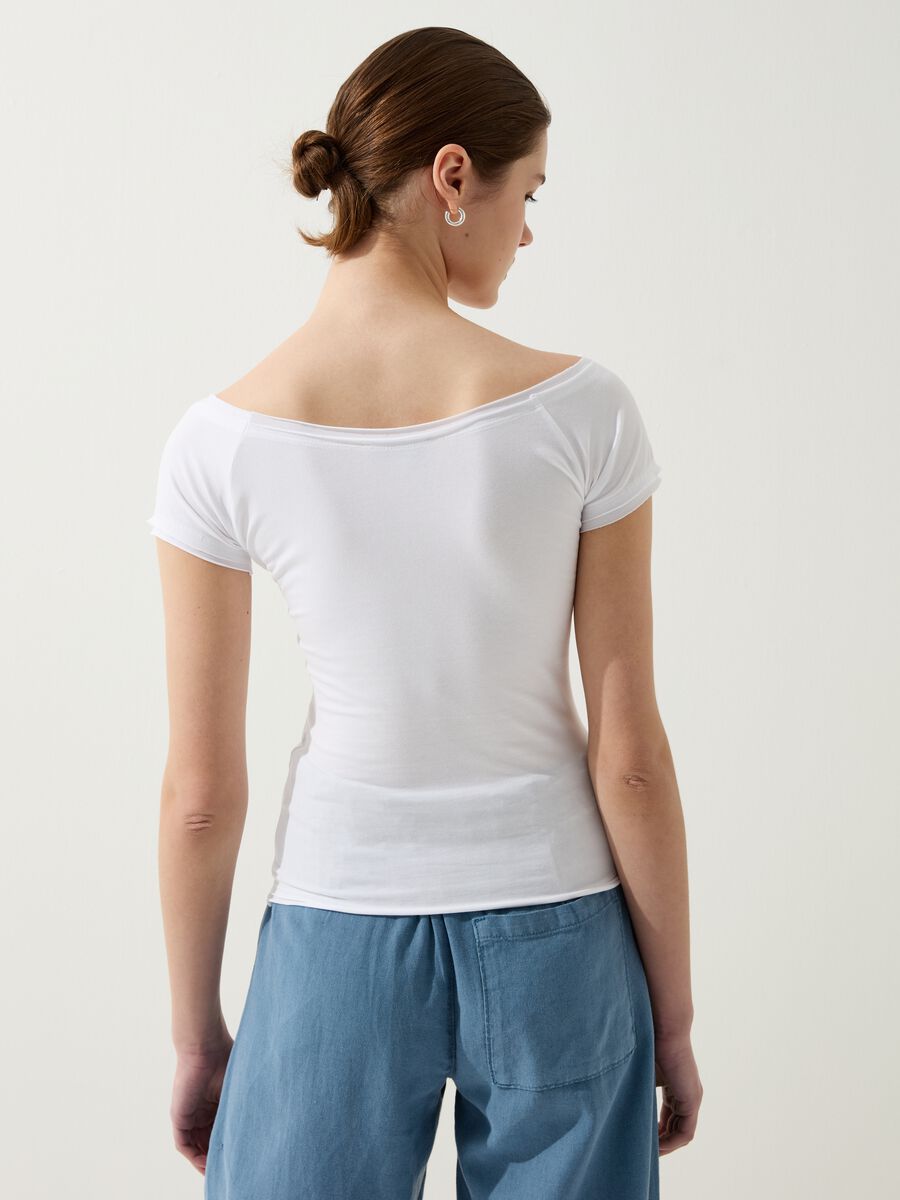 T-shirt with boat neck_2