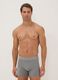 Pack de 3 boxers midi cinzentos em algod&atilde;o org&acirc;nico_0