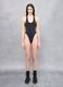 Cross Back Cut Out Swimsuit Black_5
