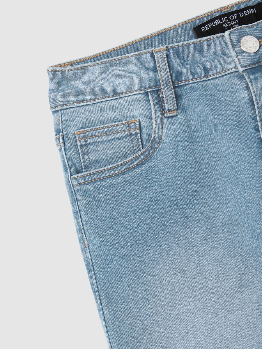 Skinny Fit Light Blue Denim Jeans_5