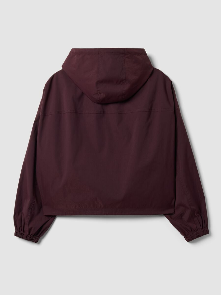 Purple hooded zip-up jacket_6