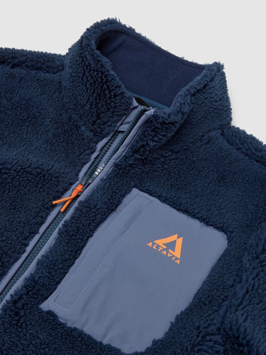 Full zip sherpa jacket ALTAVIA WITH DEBORAH COMPAGNONI_6