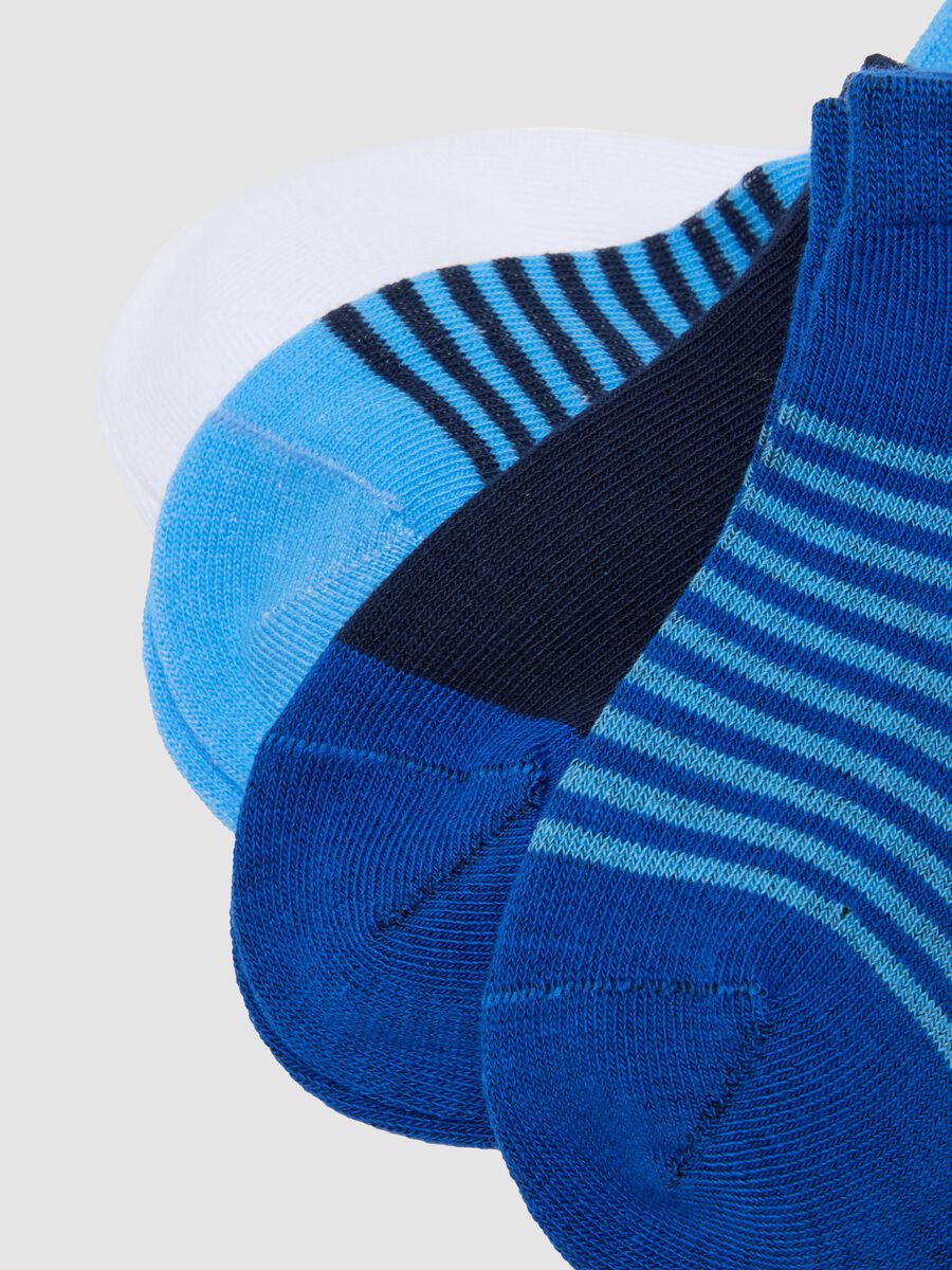 Multipack de calcetines infantiles multicolor de mezcla de algod&oacute;n el&aacute;stico_2