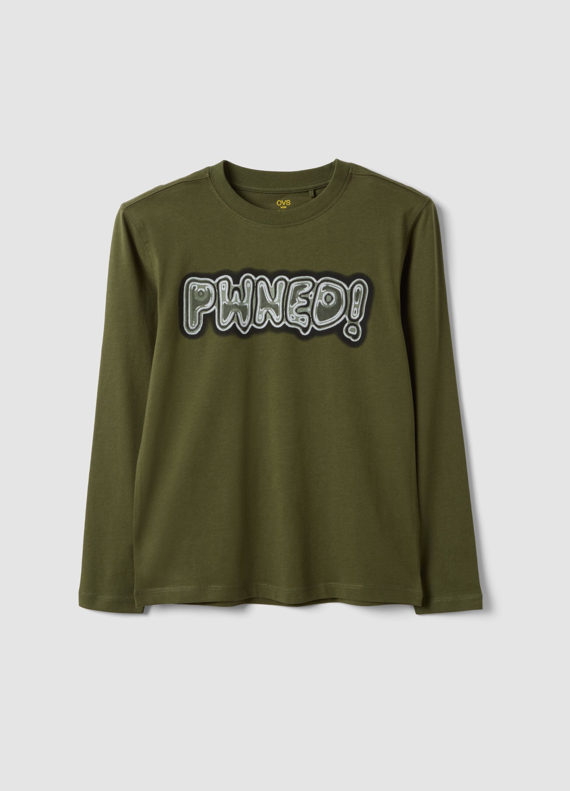 &Pi;&rho;ά&sigma;&iota;&nu;&omicron; T-shirt &alpha;&pi;ό 100% &omicron;&rho;&gamma;&alpha;&nu;&iota;&kappa;ό &beta;&alpha;&mu;&beta;ά&kappa;&iota; &mu;&epsilon; &sigma;&tau;ά&mu;&pi;&alpha; &gamma;&iota;&alpha; &alpha;&gamma;ό&rho;&iota;
