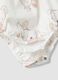 White pure cotton romper for baby girls with designs_2