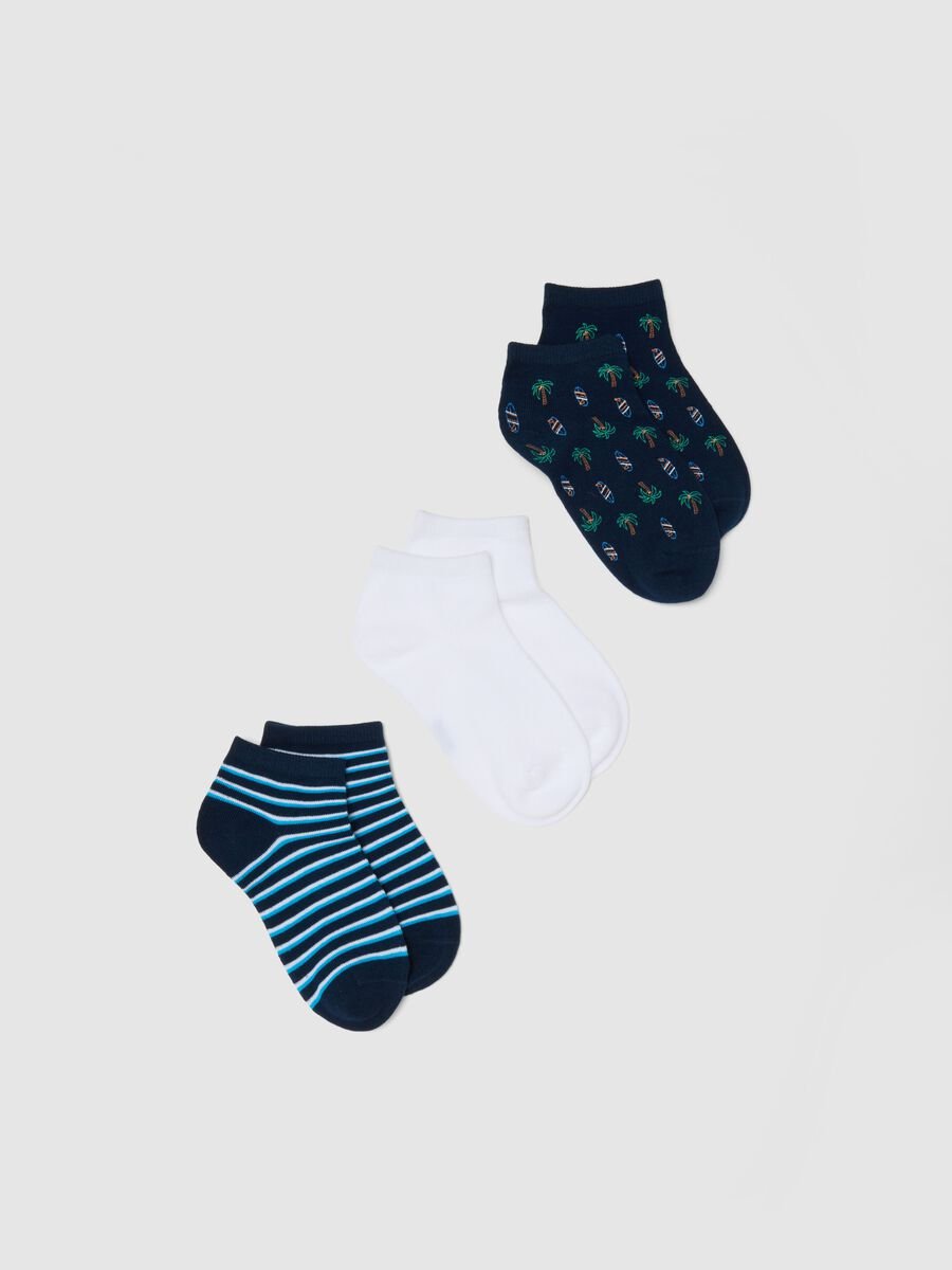Dreierpack bunte Kindersocken aus Bio-Baumwollmischung_0