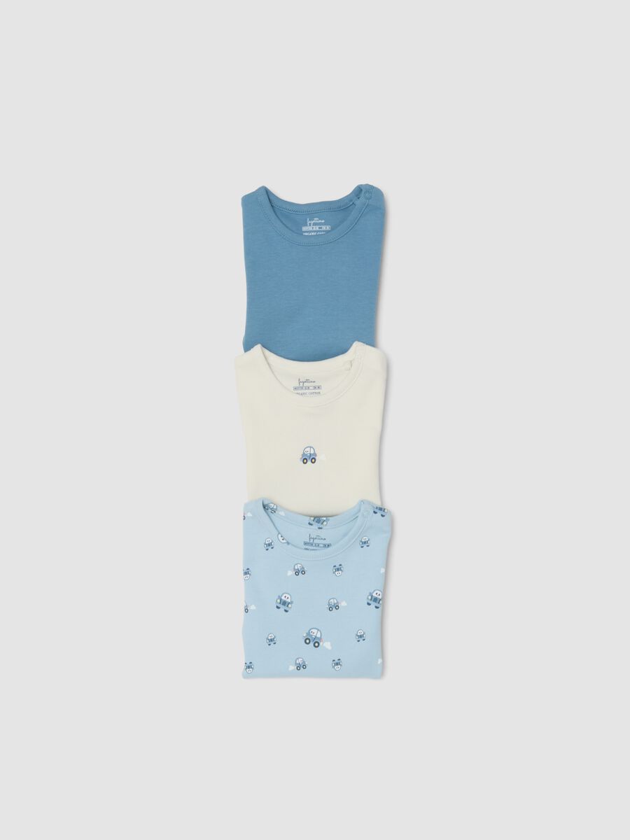 3-pack of multicolour organic cotton bodysuits for baby and toddler_2