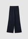 Blue Maternity Pants Relaxed Fit_4