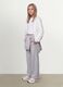 White hooded rain jacket with zip for girls_2