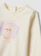 Multicolour pure organic cotton baby girl pyjamas with teddy bear print_2