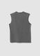 Grey pure cotton vest top_1