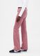 Regular fit pink stretch trousers_4
