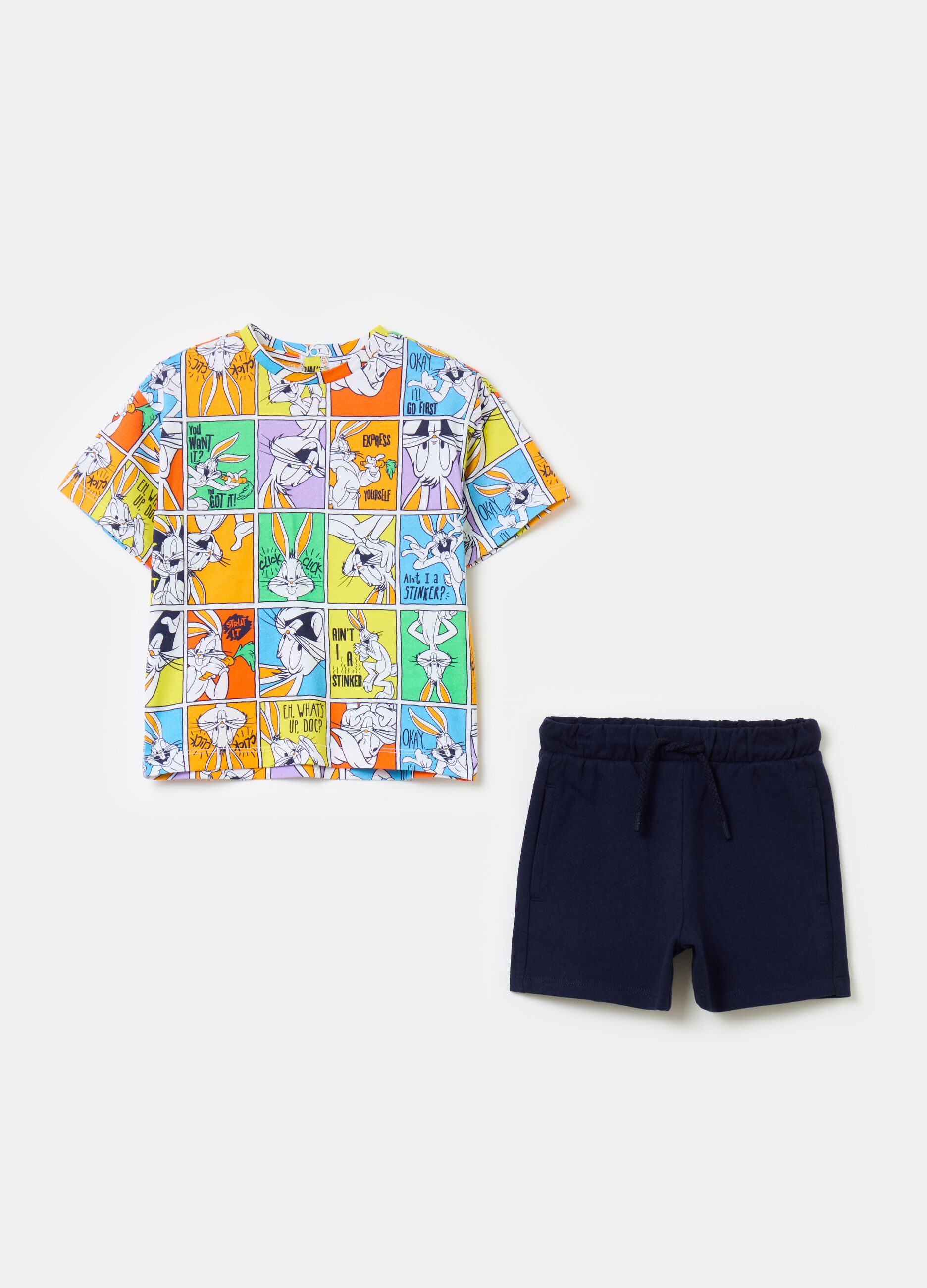 Jogging set with characters print