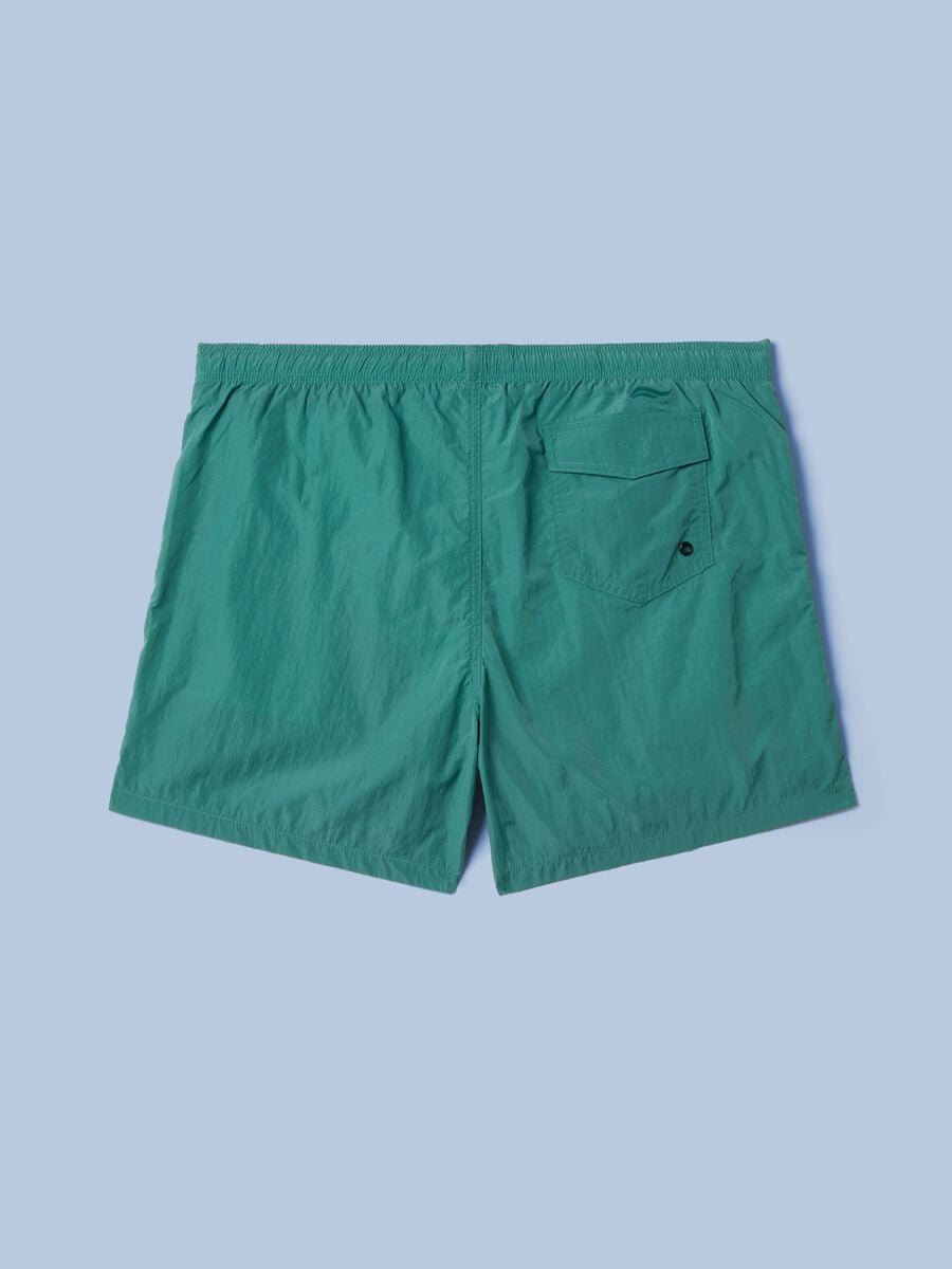 Gr&uuml;ne Boxer-Badeshorts ALTAVIA SAILNG mit elastischem Bund_5