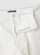 Slim fit stretch cotton white trousers_5