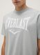 T-shirt cinza de algod&atilde;o puro corte regular com logo Everlast_3