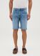 Herren-Bermuda in Hellblau, Slim Fit Denim_1