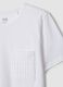 Wei&szlig;es Regular-Fit T-Shirt aus reiner Baumwolle mit bestickter Brusttasche_5
