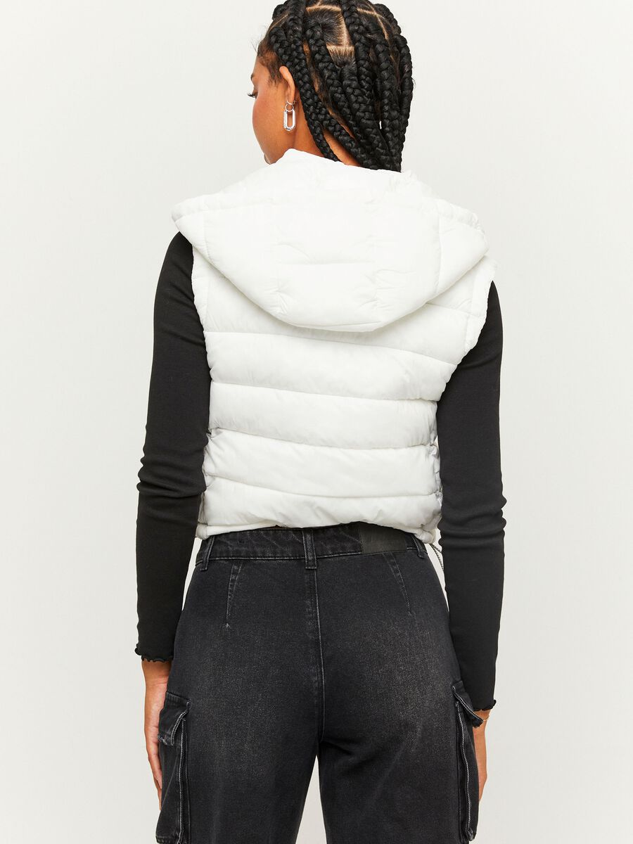 Quilted gilet with drawstring_2