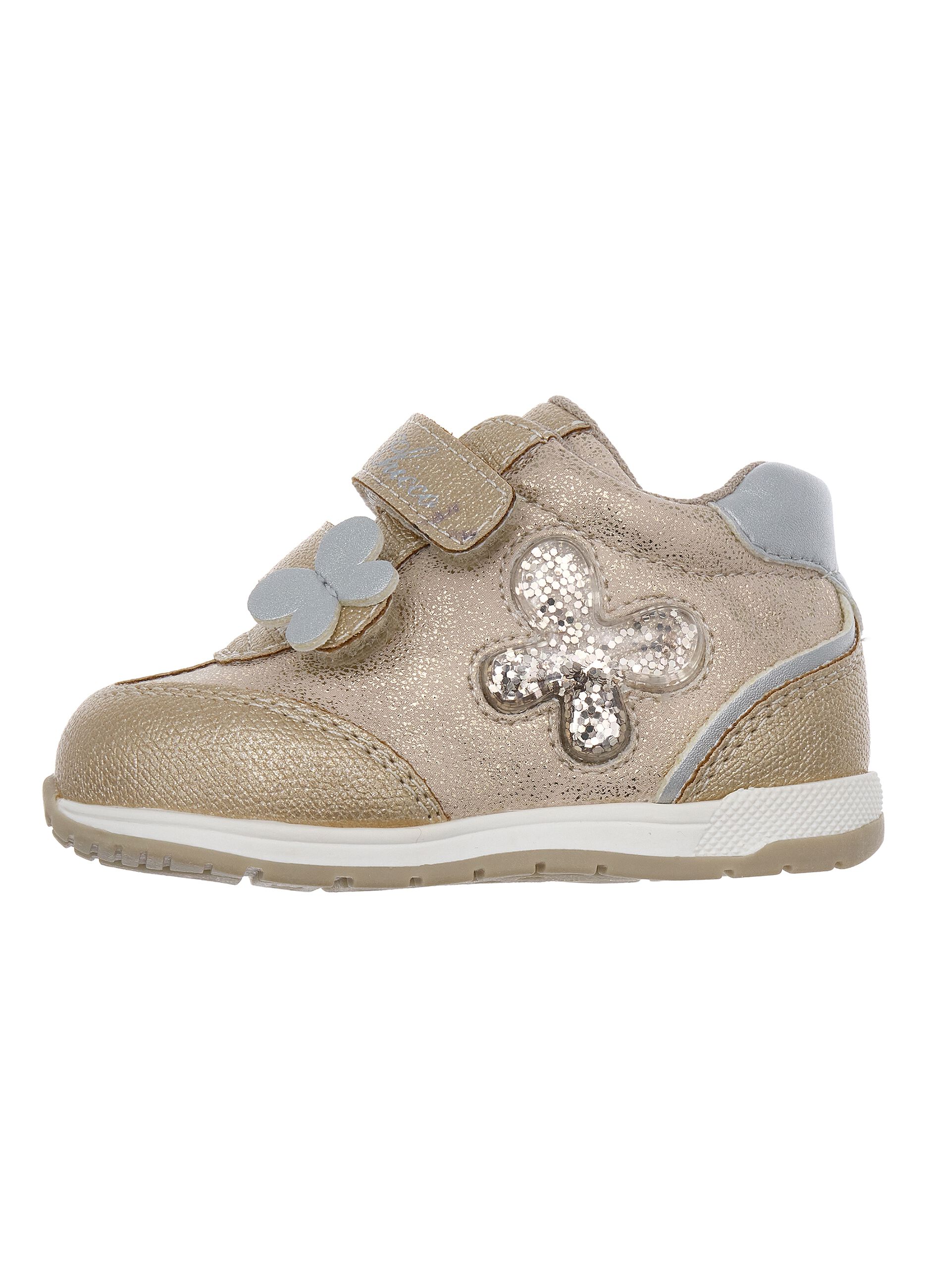 Sapatilhas Chicco bege com velcro