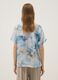 Hellblaue Lyocell-Mix-Bluse mit Blumenprint_3